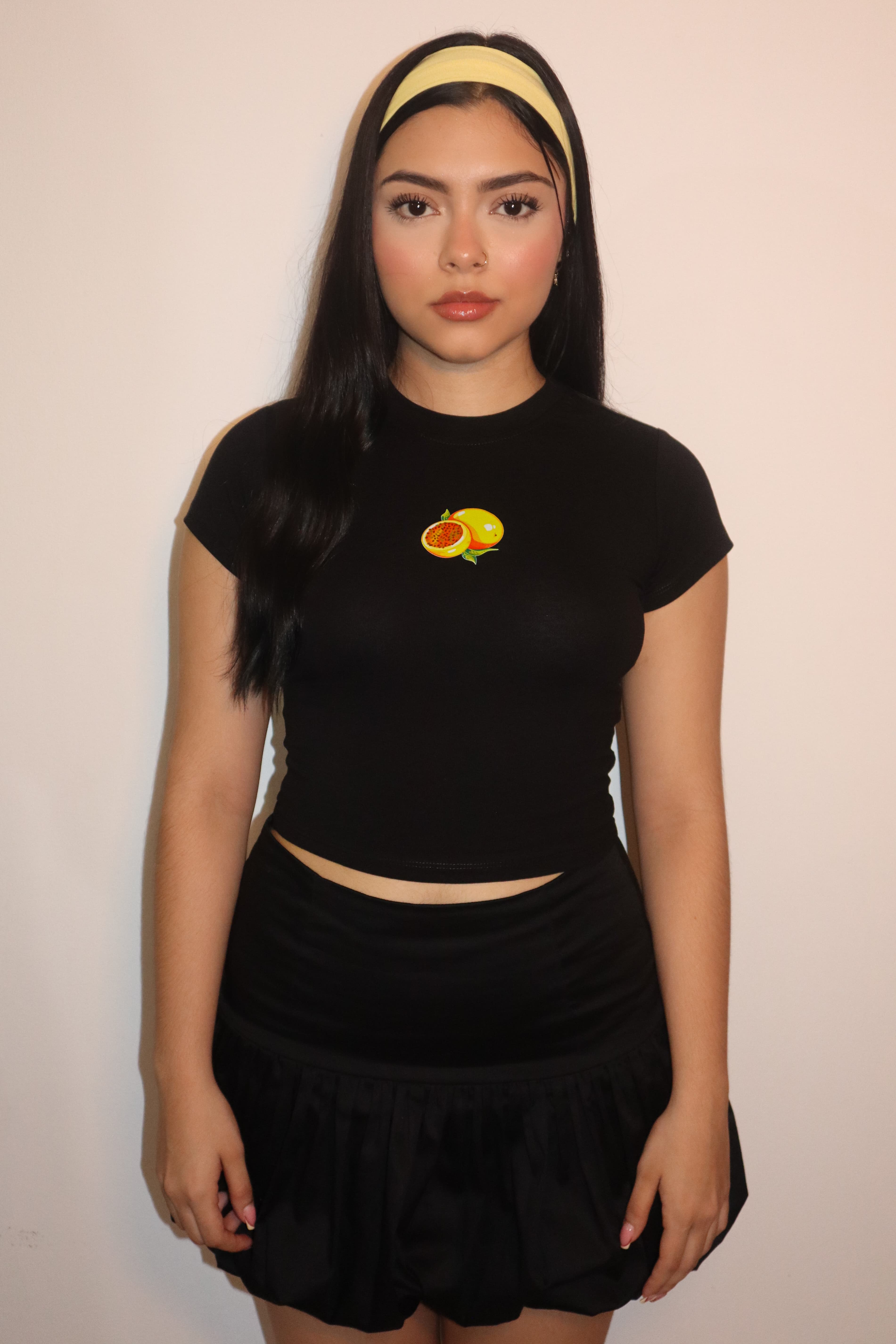 Golden passion baby tee